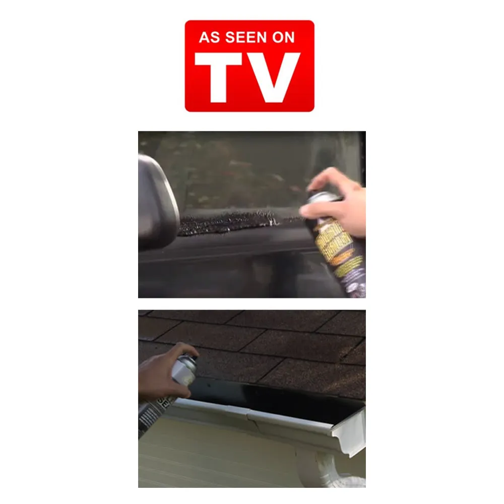 2 Pc Original Mighty Sealer Flexible Rubber Coating Sealant Black 15oz Spray Can