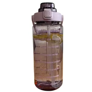 2000ml Large Capacity Plastic Straw Water Cup Sports Water Bottle High Value Outdoor Camping Drinking Tools