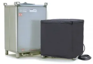 550 Gallon Stainless Food Grade IBC Tote Heater w/ Lid Cover (120V/240V)