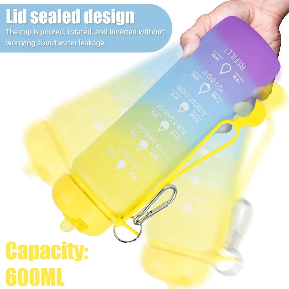 600ML Foldable Silicone Water Bottle Portable Retractable Sport Bottles Coffee Cup Outdoor Travel Collapsible Drinking Water Cup
