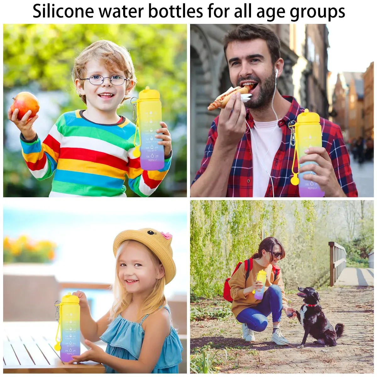600ML Foldable Silicone Water Bottle Portable Retractable Sport Bottles Coffee Cup Outdoor Travel Collapsible Drinking Water Cup