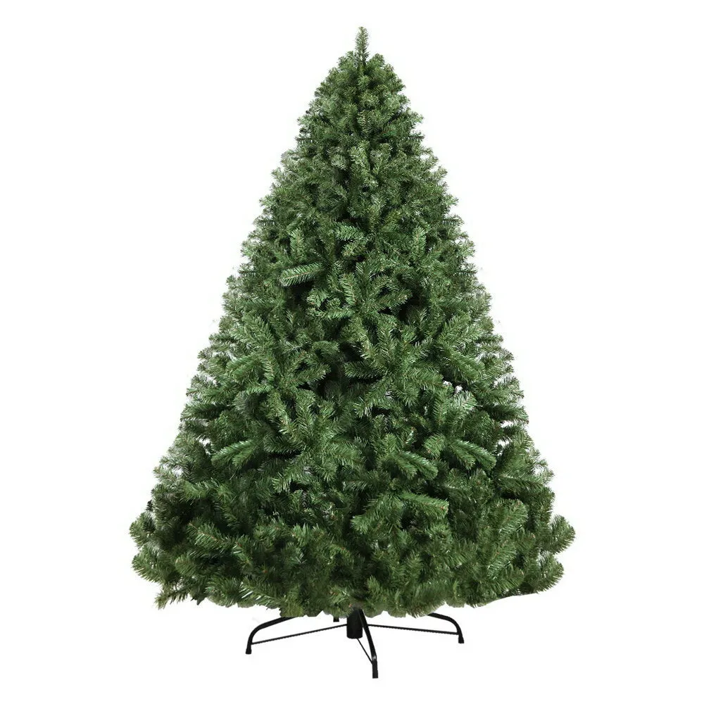 7FT Green Fir Christmas Tree, 1250 PVC Tips, Jingle Jollys