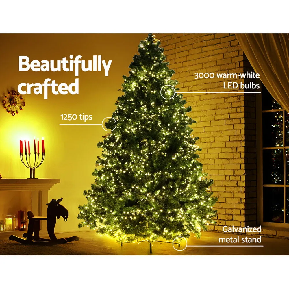 7FT Green Prelit Spruce Tree with 3000 LEDs, Jingle Jollys