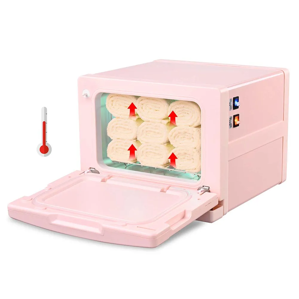 8L Hot Towel Cabinet UV Sterilizer Warmer for Facial