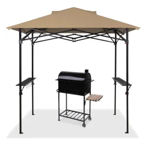 8x5 Pop up Grill Gazebo with Wheeled Bag for Barbeque