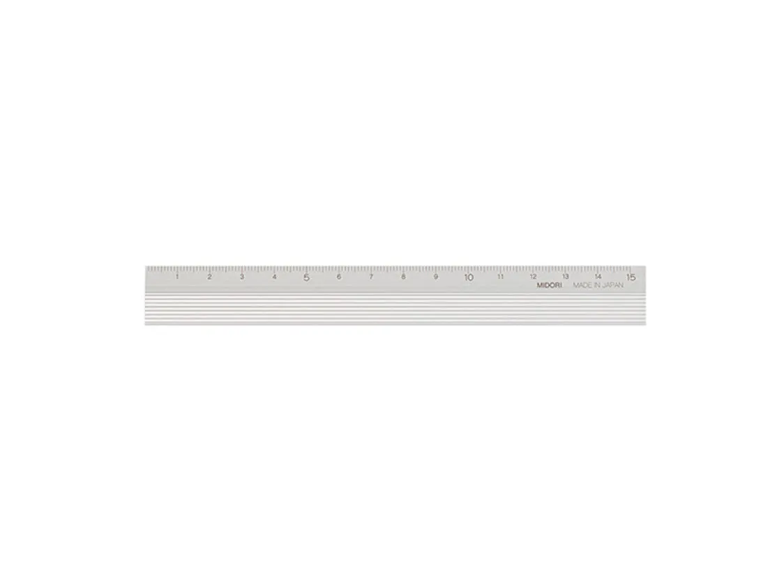 Aluminum Ruler 15cm Silver