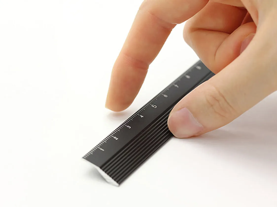 Aluminum Ruler 15cm Silver
