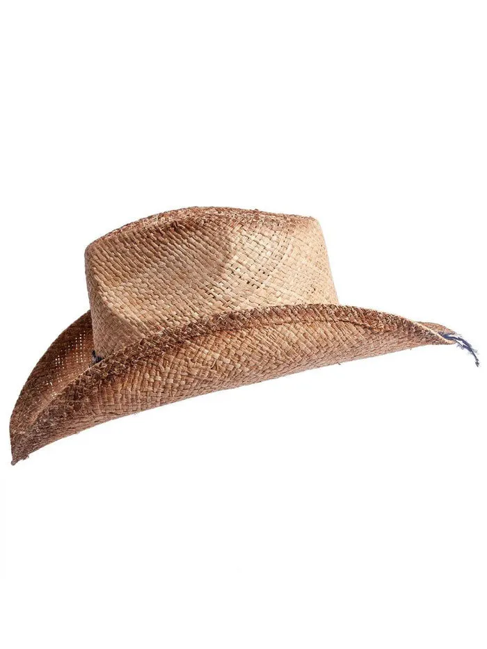 American Hat Makers DUSTY Straw Sun Hat Natural