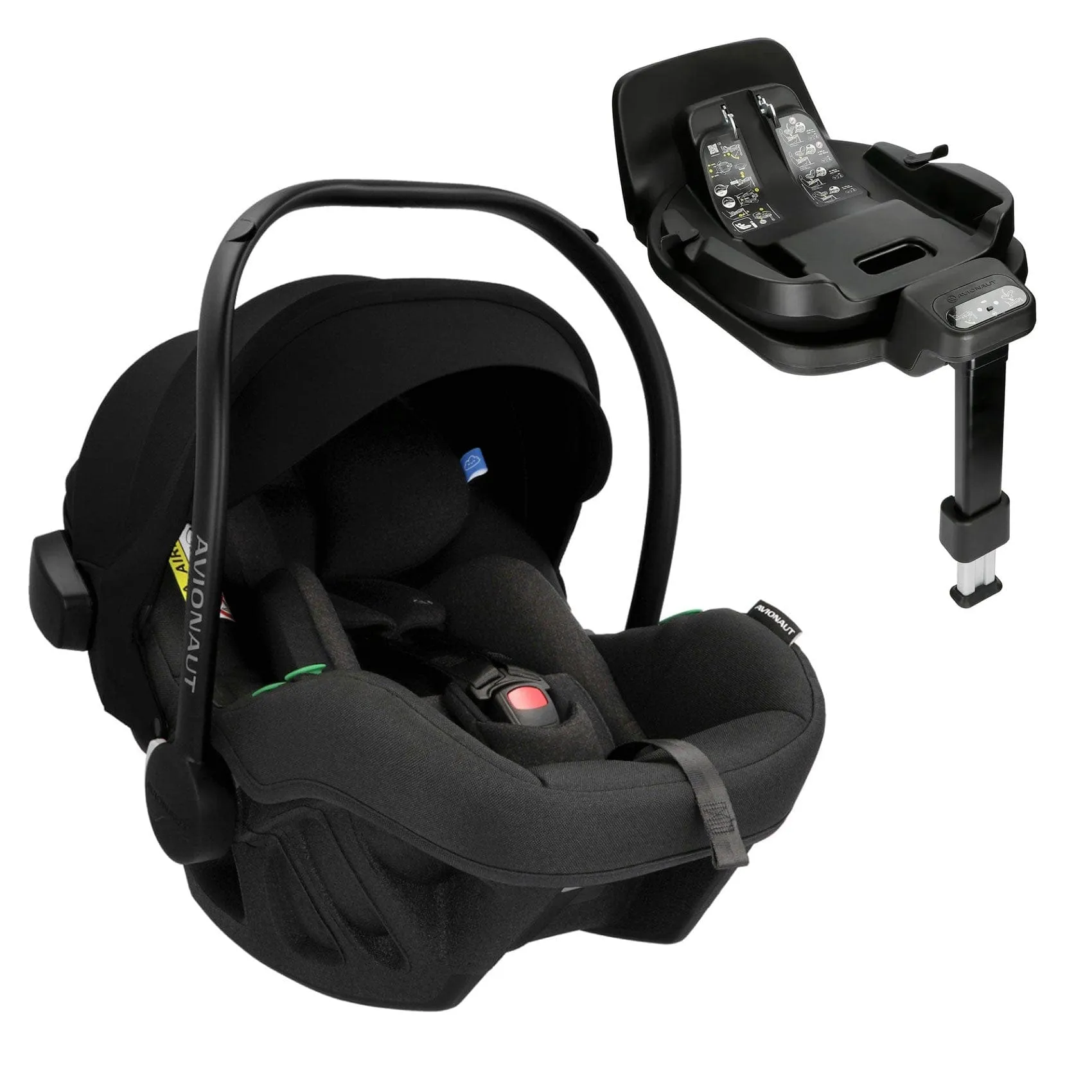 Avionaut Pixel Pro 2.0 C Car Seat & IQ Orbit Base - Black