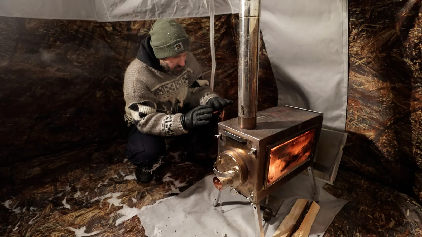 Best Hot Tents All-Season Tent with Stove Jack  "UP-2". Best tent for 1-4 person