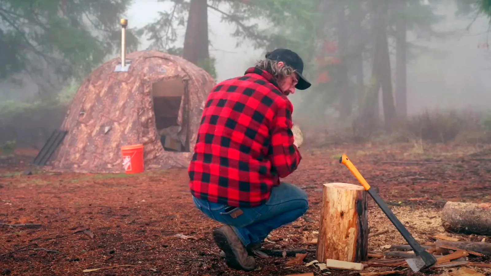 Best Hot Tents All-Season Tent with Stove Jack  "UP-2". Best tent for 1-4 person