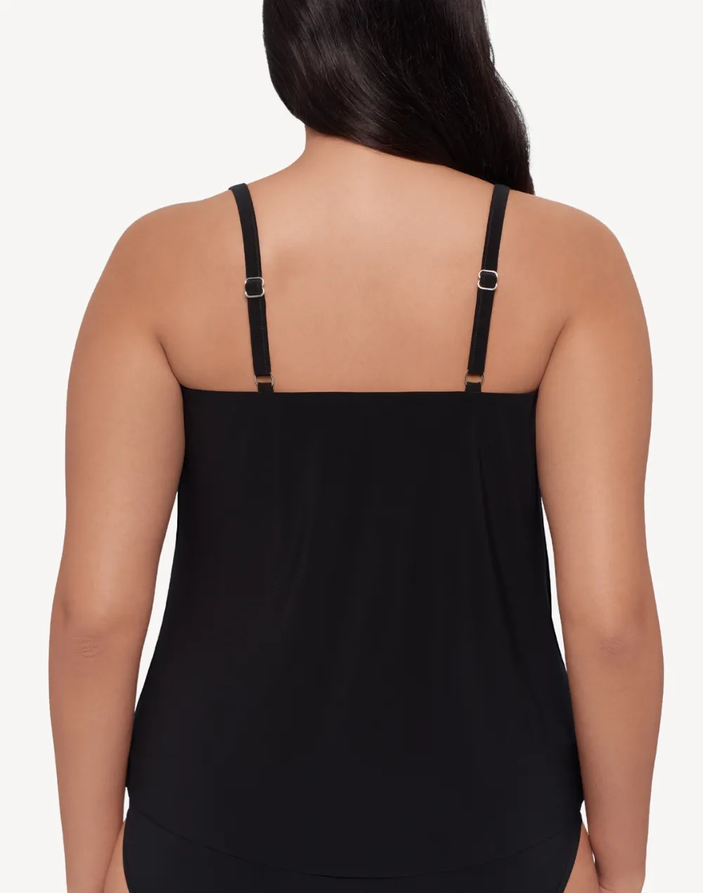 Dappled Jungle Hank Plus Size Tankini Top