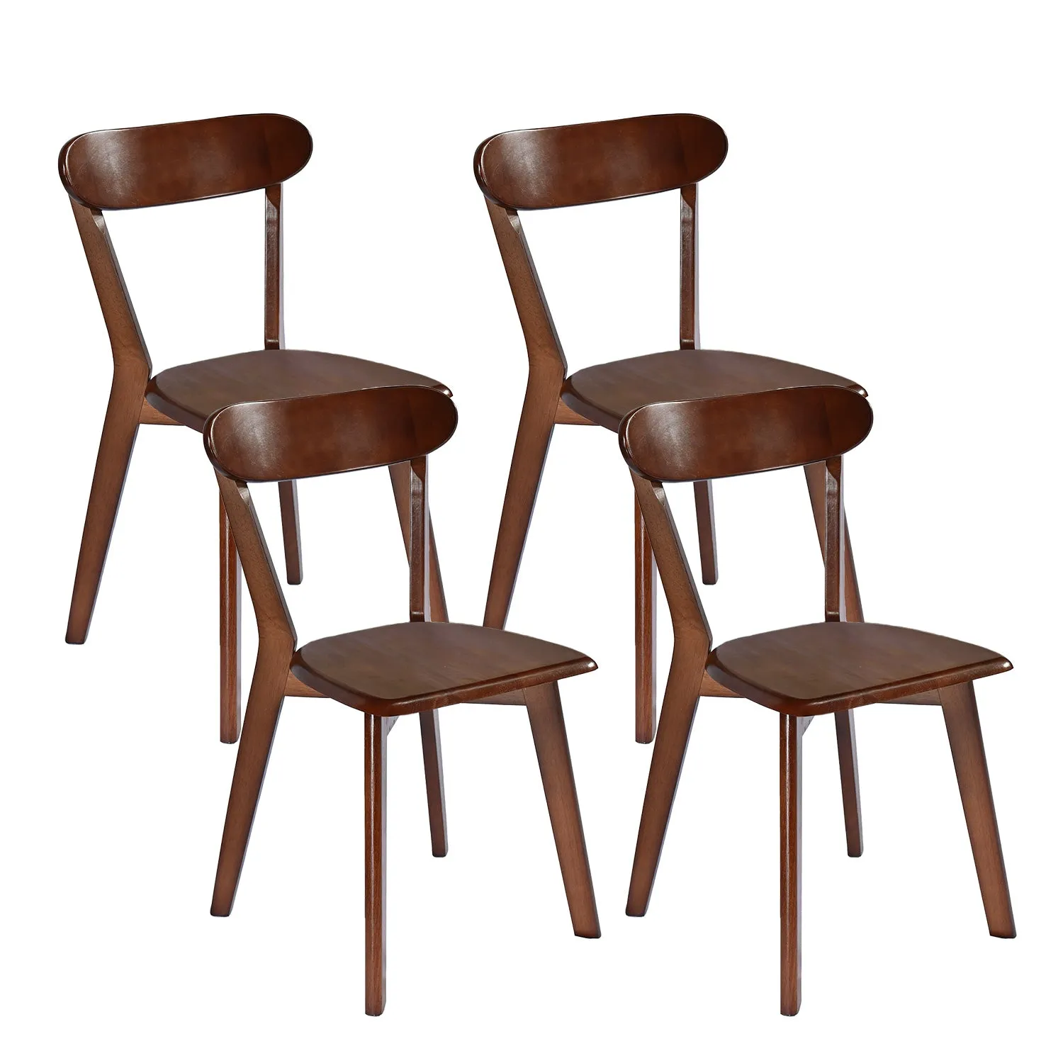 DELAVIN Soild Wood Dining Chairs Set