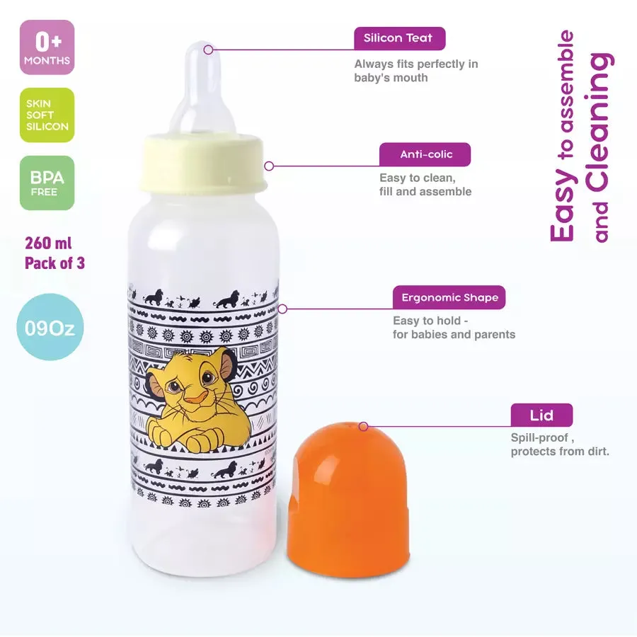Disney Lion King Baby Feeding Bottle 9oz Pack of 3