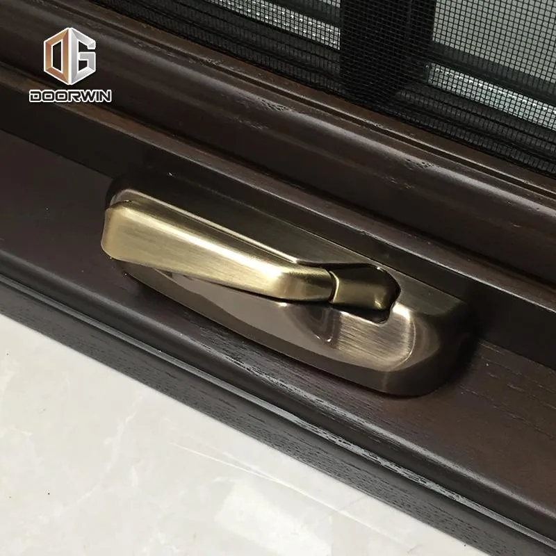 DOORWIN 2021China Manufactory wooden windows grills wood window grill crank out Lowest Price