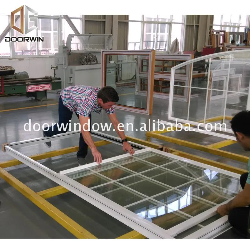 DOORWIN 2021Factory custom wood grain aluminium windows window treatments for double hung grills slidingDOORWIN 2021