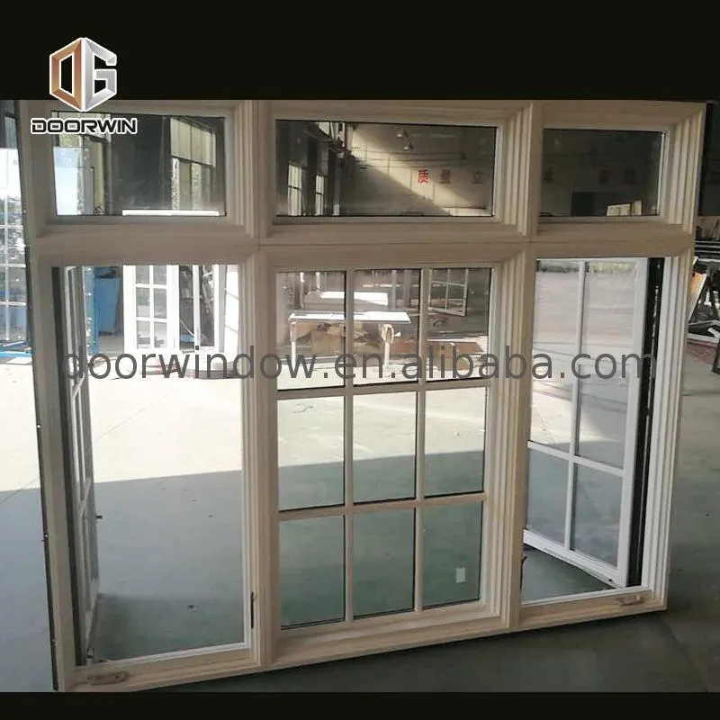 DOORWIN 2021Manufactory direct style of window grills solid wood windows grill design