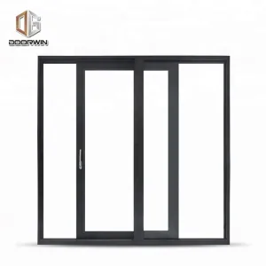 DOORWIN 2021Wood sliding door system window grills design pictures for windows by Doorwin on Alibaba