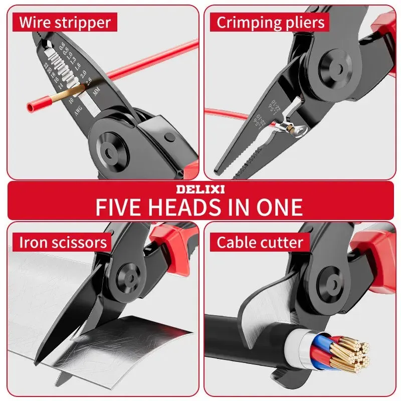 Electrician Pliers with Replaceable Tips