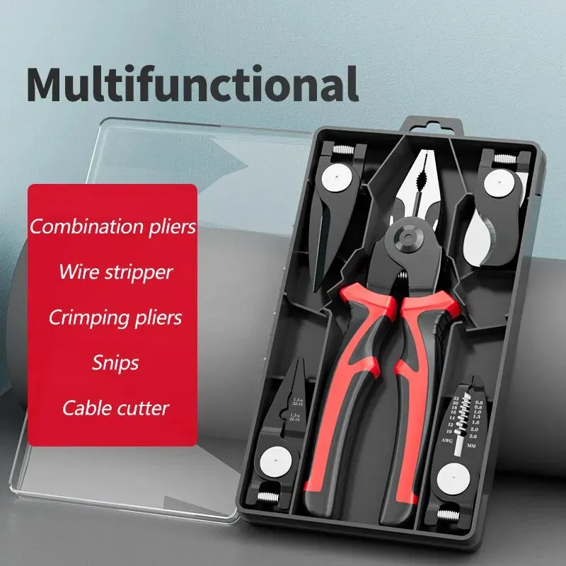 Electrician Pliers with Replaceable Tips