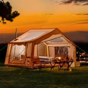 EROMMY 7-9 Person Large 4 season Tent with Stove Jack – 11.8X8.2