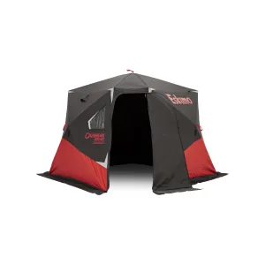 essential Outbreakâ¢ 450XD Blackout, Pop-Up Portable Shelter, Insulated, Black, 4-5 Person, 40450B