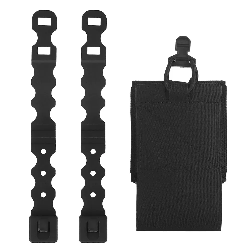 flexible magazine pouch for MG-122 rifle magazine Black