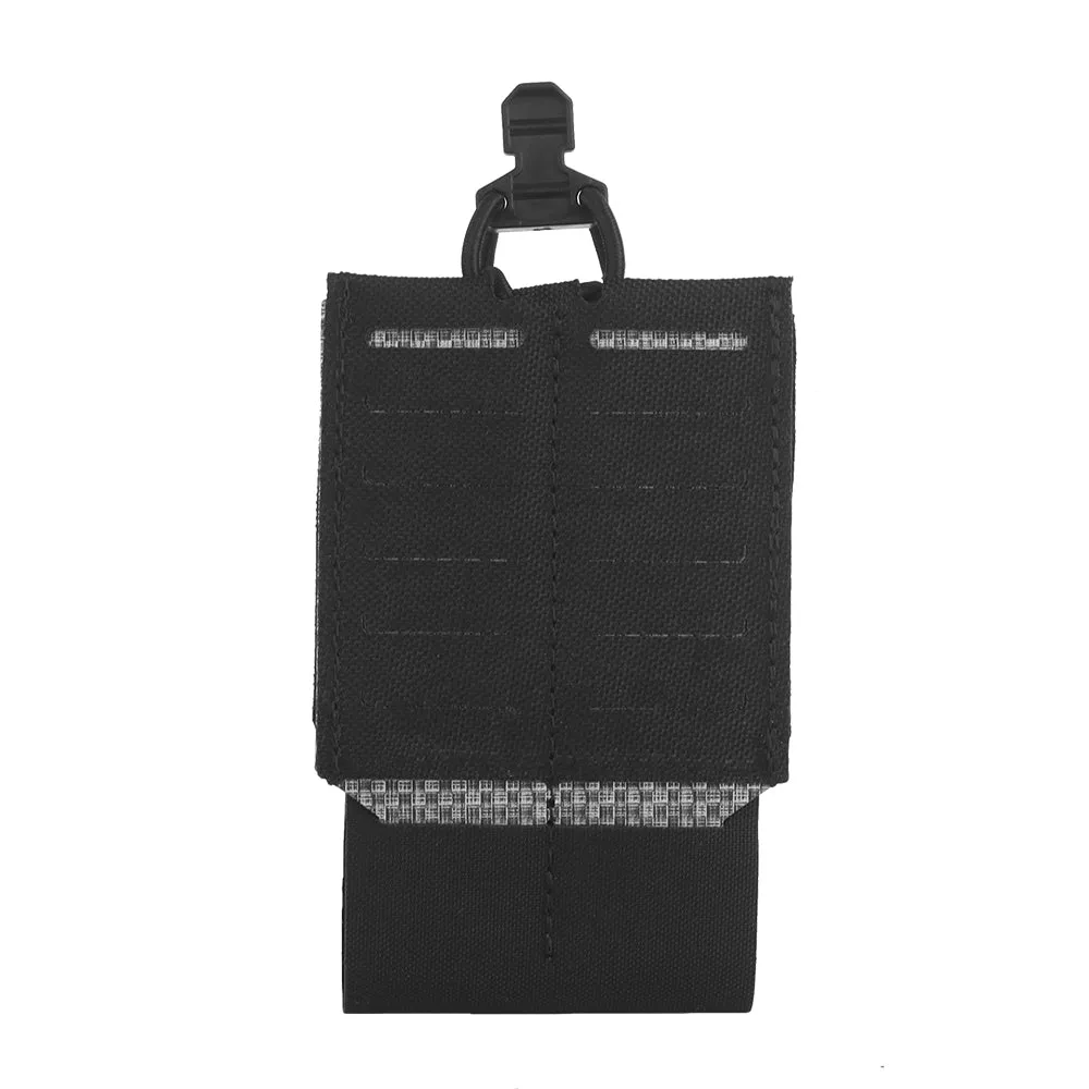 flexible magazine pouch for MG-122 rifle magazine Black