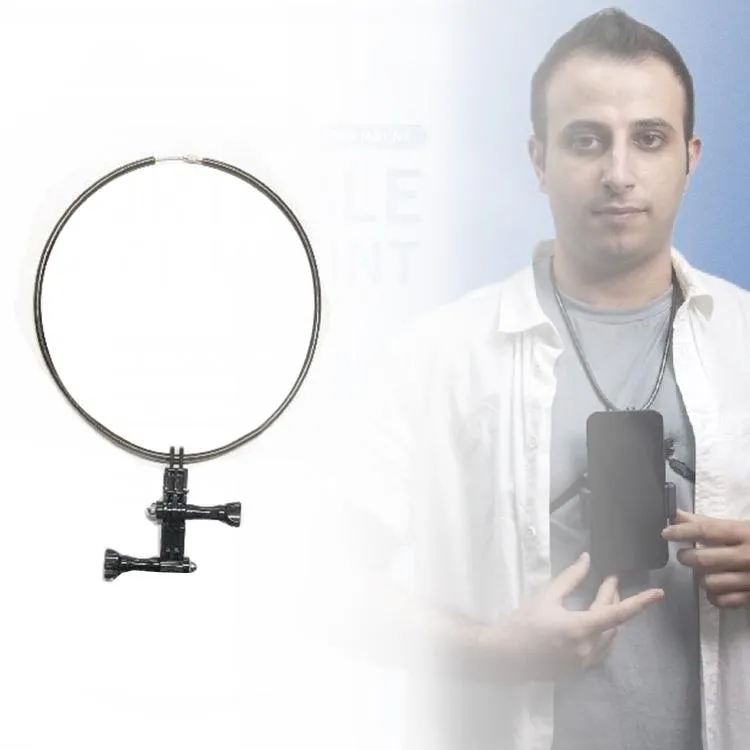 Flexible Neck Mount for Gopro and Smartphones Compatible with Action Cameras