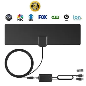 HDTV Antenna with Amplifier Signal Booster Indoor