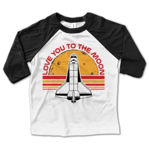 Love You To the Moon Kids Tee Shirt