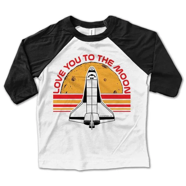 Love You To the Moon Kids Tee Shirt