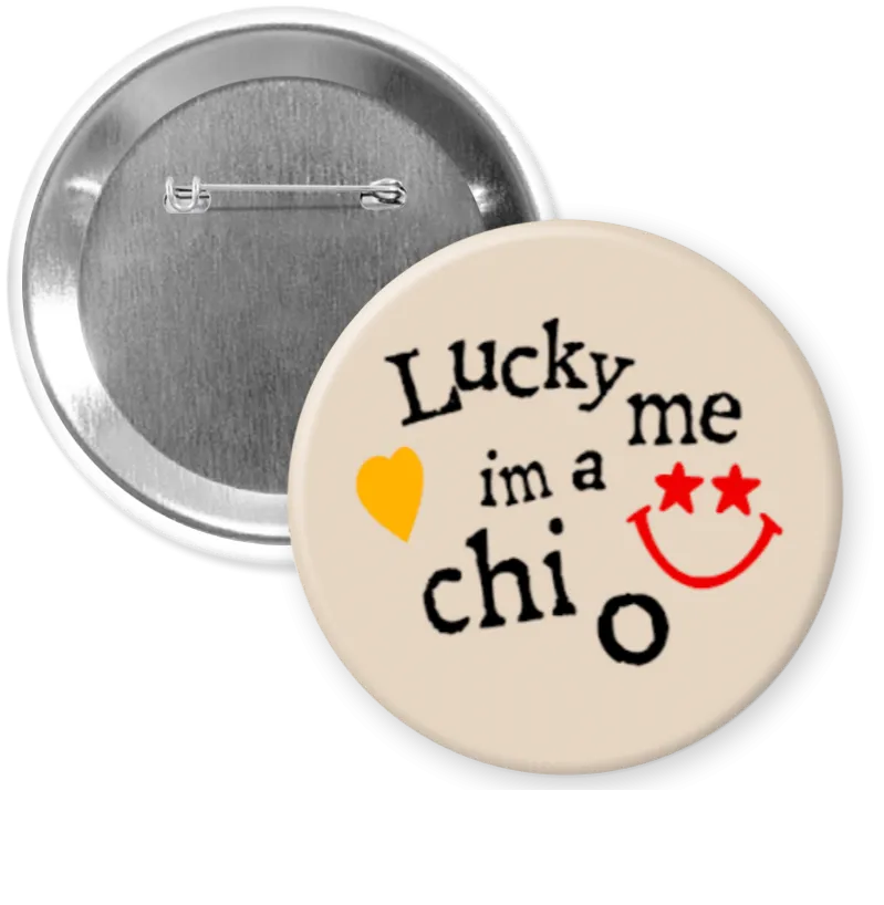 Lucky Me Sorority Button