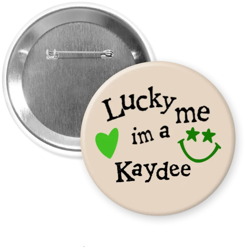 Lucky Me Sorority Button