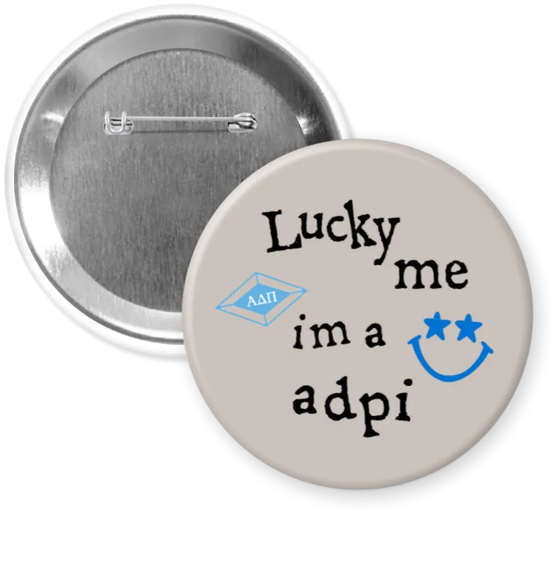 Lucky Me Sorority Button