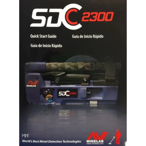Minelab SDC 2300 All Terrain Gold Metal Detector Starter Package - PKSD
