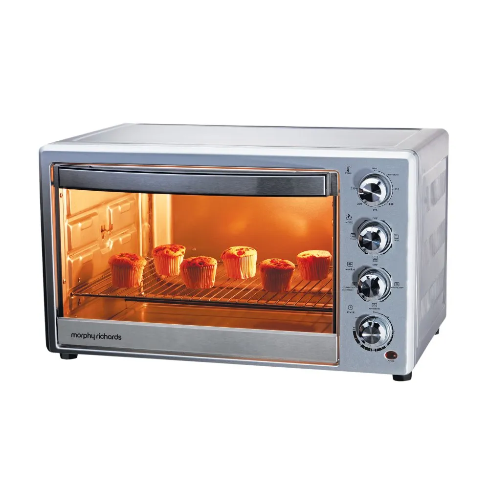 Morphy Richards OTG 54RCSS DEHYDRO 54 Litre Oven Toaster Griller (Stainless Steel) with Glass Door, In-Built Dehydrate Function & 1700W Heating Element