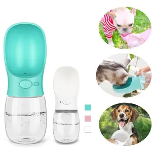 Pets Drinking Bottle with Button Lock