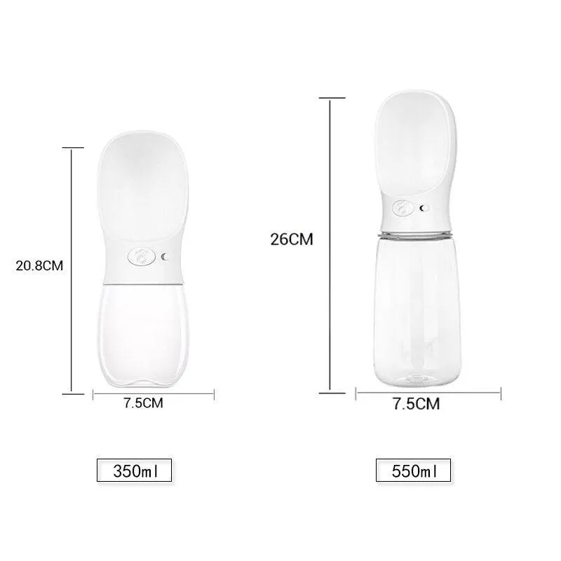 Pets Drinking Bottle with Button Lock