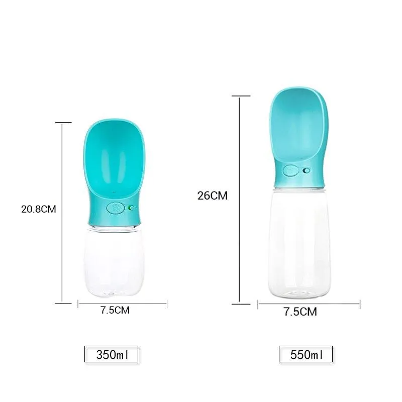 Pets Drinking Bottle with Button Lock