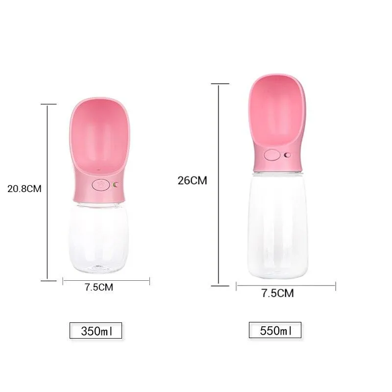 Pets Drinking Bottle with Button Lock