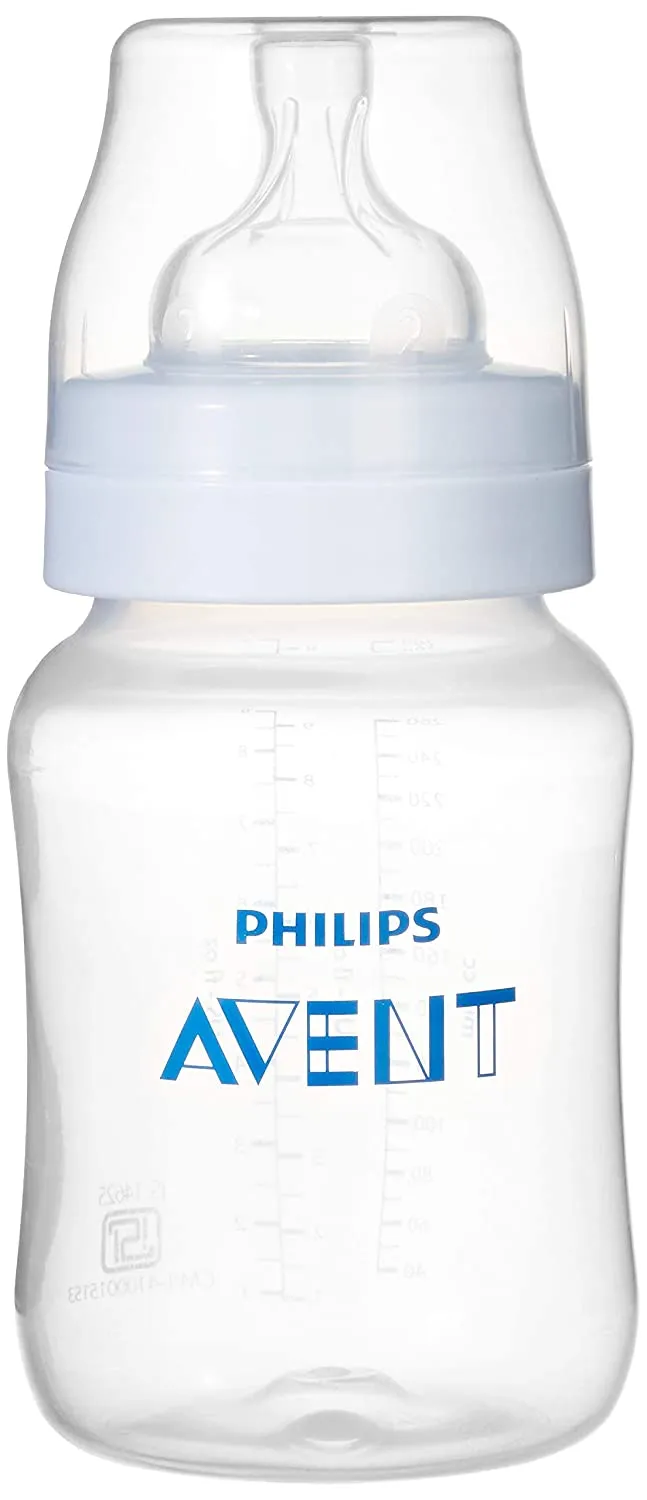 Philips Avent Anti-Colic Baby Milk Feeding Bottle - 260ml, 1 months