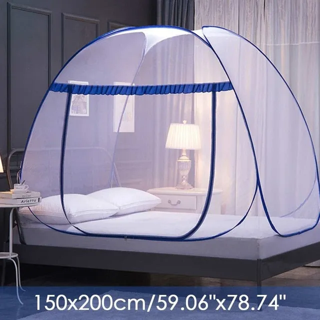Portable Automatic Pop~ Up Mosquito Net Installation-free Foldable Student Bunk Breathable Netting Tent Mosquito Net Home Decor