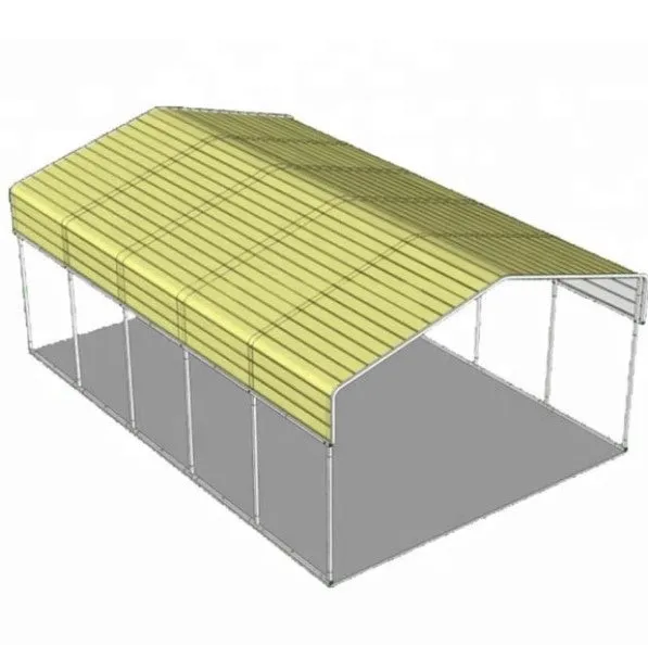 Portable Carport - Double Vertical roof style