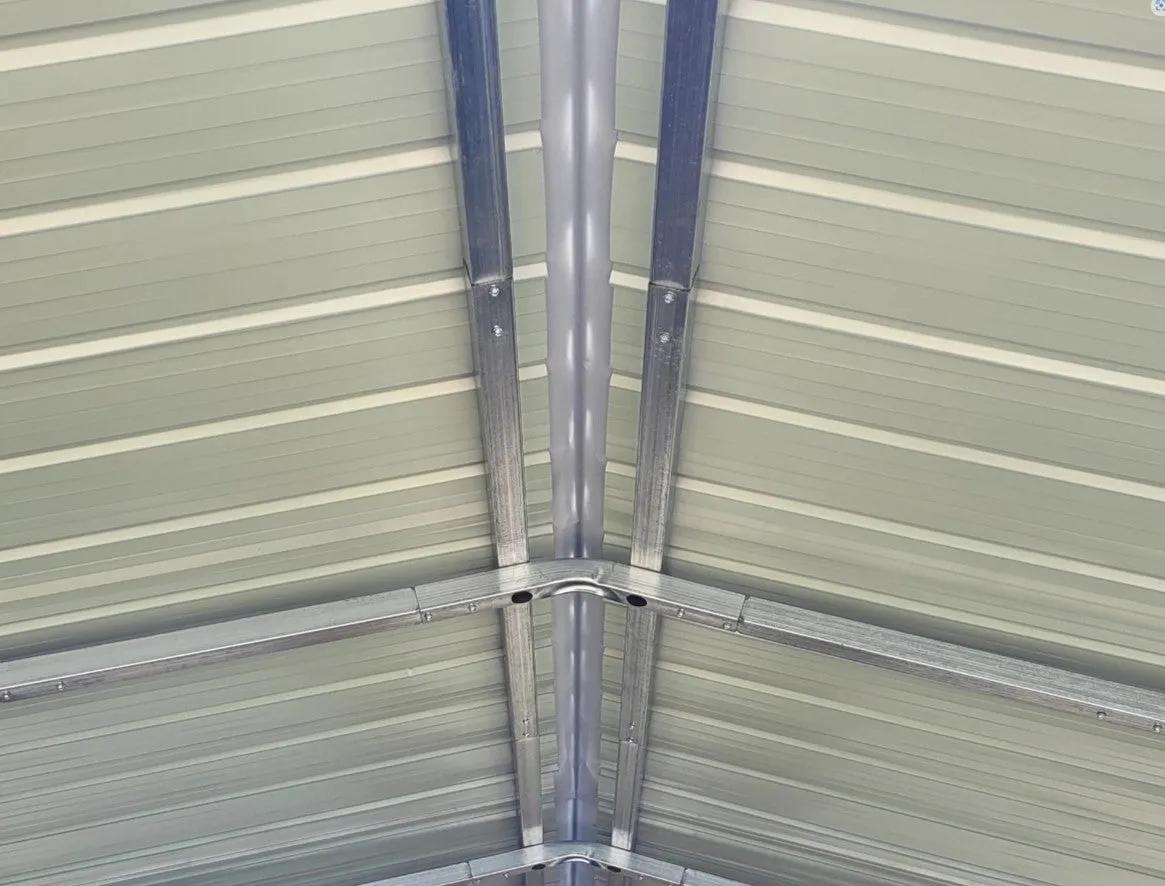 Portable Carport - Double Vertical roof style