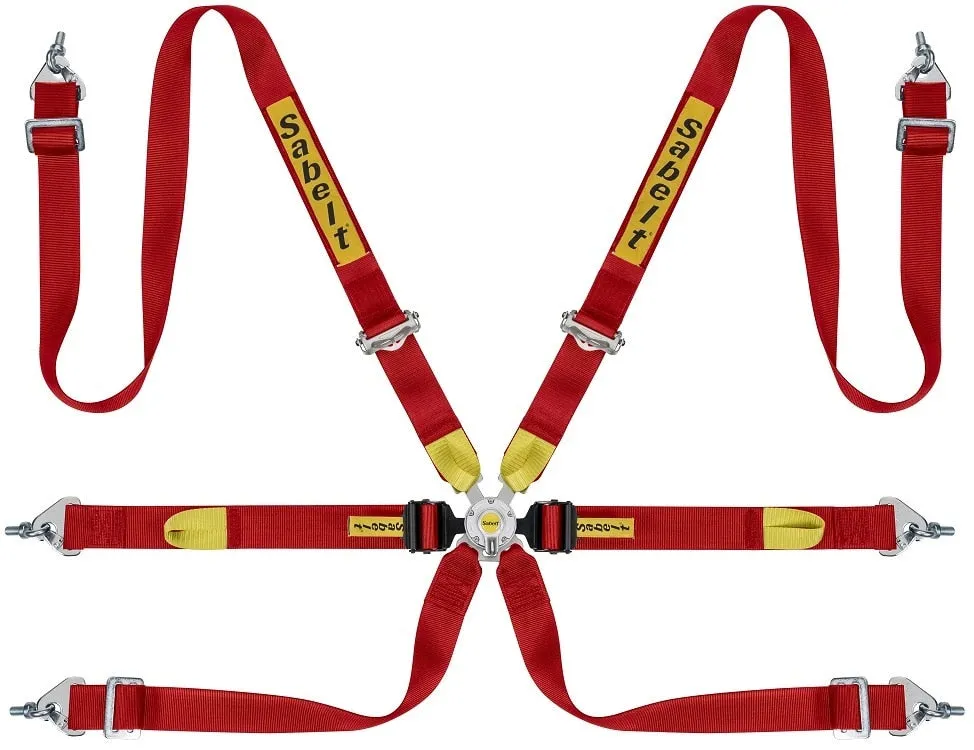 Sabelt Silver Series Enduro 6 Point Racing Harness