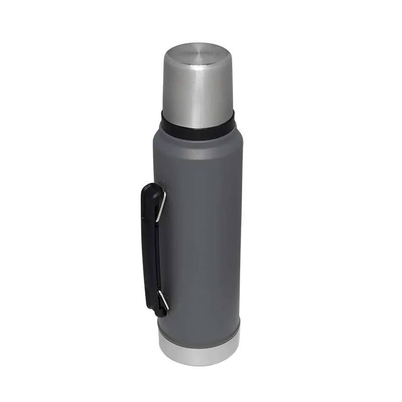 The 1.5QT Classic Legendary Water Bottle in Charcoal