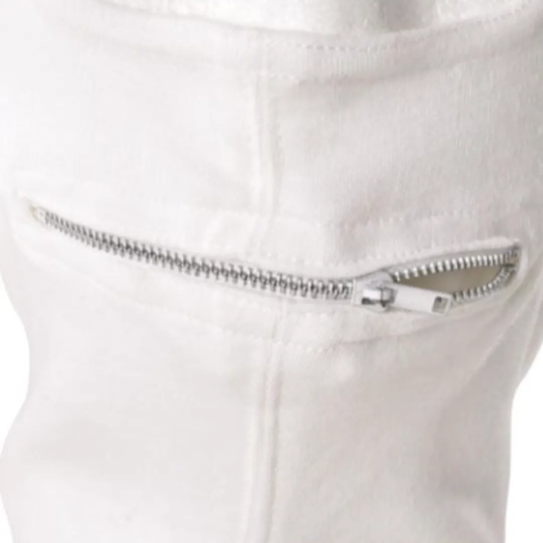 Unissued Italian White Alpine Zipper Balaclava
