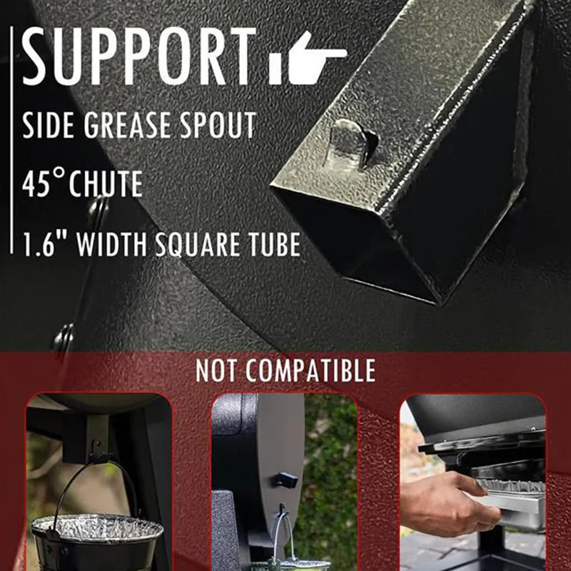Upgraded Grease Bucket with Secure Lid & Silicone Liner