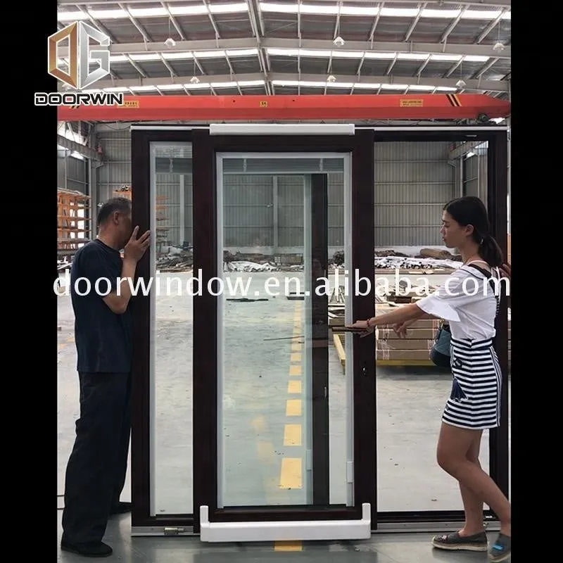Wood sliding door system window grills design pictures for windows by Doorwin on Alibaba